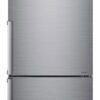 LG Fridge-Freezer Total No Frost 185 x 70.5 cm, Stainless Steel – GBB567PZCMB