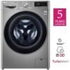 LG Washing Machine 9kg, Silver – F4WV709S2TE